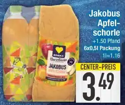 E-Center Jakobus Apfelschorle Angebot