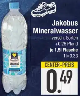 E-Center Jakobus Mineralwasser Angebot