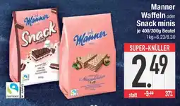 E-Center Manner Waffeln oder Snack minis Angebot