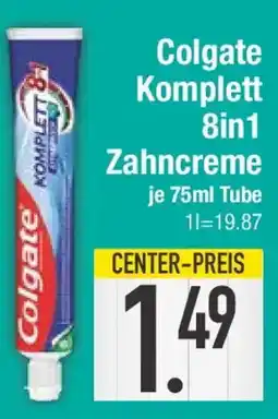 E-Center Colgate Komplett 8in1 Zahncreme Angebot