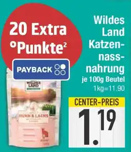 E-Center Wildes Land Katzennassnahrung Angebot