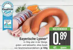 E-Center Bayerische Lyoner Angebot