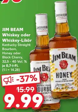 Kaufland JIM BEAM Whiskey oder Whiskey-Likör Angebot