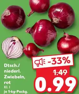 Kaufland Dtsch./ niederl. Zwiebeln, rot Angebot