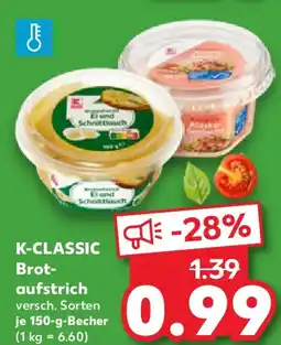 Kaufland K-CLASSIC Brotaufstrich Angebot