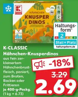 Kaufland K-CLASSIC Hähnchen-Knusperdinos Angebot