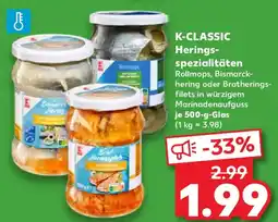 Kaufland K-CLASSIC Heringsspezialitäten Angebot