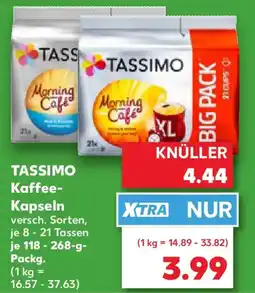Kaufland TASSIMO Kaffee- Kapseln Angebot