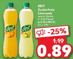 Kaufland DEIT Zuckerfreie Limonade Angebot
