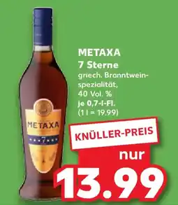 Kaufland METAXA 7 Sterne Angebot