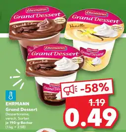 Kaufland EHRMANN Grand Dessert Angebot