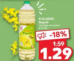 Kaufland K-CLASSIC Rapsöl Angebot