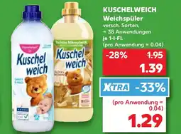 Kaufland KUSCHELWEICH Weichspüler Angebot