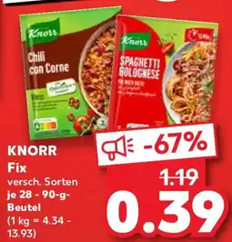 Kaufland KNORR Fix Angebot