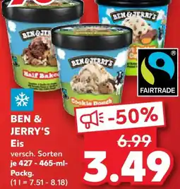 Kaufland BEN & JERRY'S Eis Angebot