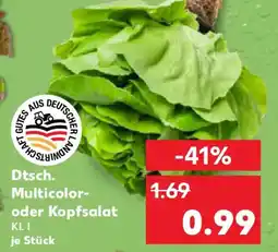 Kaufland Dtsch. Multicolor- oder Kopfsalat Angebot