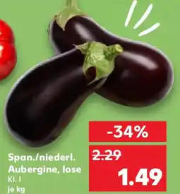 Kaufland Span./niederl. Aubergine, lose Angebot