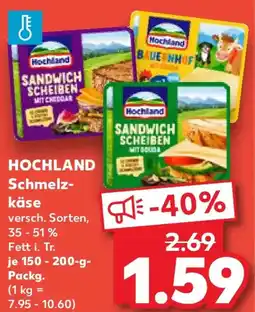 Kaufland HOCHLAND Schmelzkäse Angebot