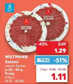 Kaufland WILTMANN Salami Angebot