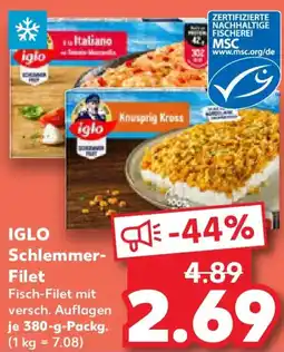 Kaufland IGLO Schlemmer- Filet Angebot
