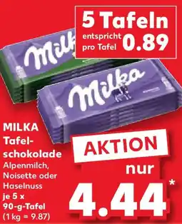 Kaufland MILKA Tafelschokolade Angebot