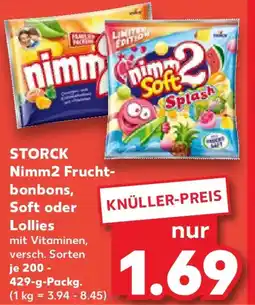 Kaufland STORCK Nimm2 Frucht- bonbons, Soft oder Lollies Angebot