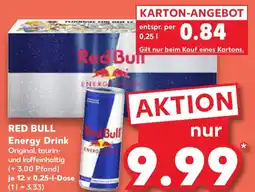 Kaufland RED BULL Energy Drink Angebot