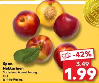 Kaufland Span. Nektarinen Angebot