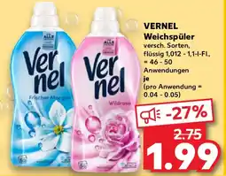 Kaufland Vernel weichspüler Angebot