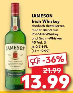 Kaufland JAMESON Irish Whiskey Angebot