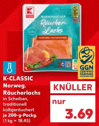 Kaufland K-CLASSIC Norweg. Räucherlachs Angebot