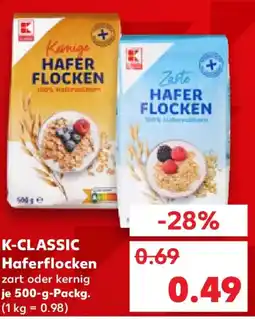 Kaufland K-CLASSIC Haferflocken Angebot