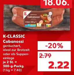 Kaufland K-CLASSIC Cabanossi Angebot