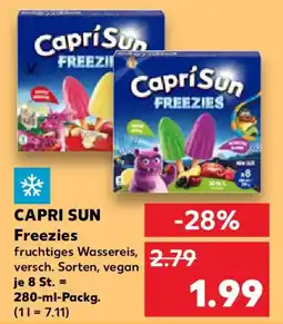 Kaufland Capri sun freezies Angebot