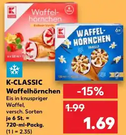 Kaufland K-CLASSIC Waffelhörnchen Angebot