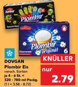 Kaufland DOVGAN Plombir Eis Angebot