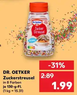Kaufland DR. OETKER Zuckerstreusel Angebot