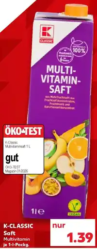 Kaufland K-CLASSIC Saft Angebot