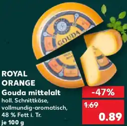 Kaufland ROYAL ORANGE Gouda mittelalt Angebot