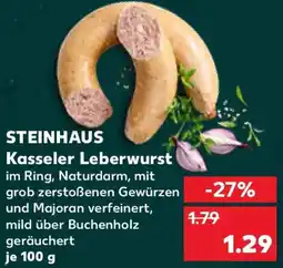 Kaufland STEINHAUS Kasseler Leberwurst Angebot