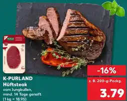 Kaufland K-PURLAND Hüftsteak Angebot