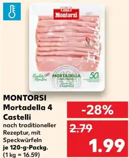 Kaufland MONTORSI Mortadella 4 Castelli Angebot