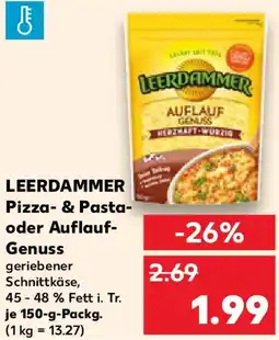 Kaufland LEERDAMMER Pizza & Pasta oder Auflauf Genuss Angebot