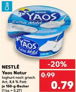 Kaufland NESTLÉ Yaos Natur Angebot