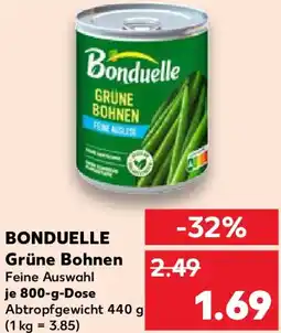 Kaufland BONDUELLE Grüne Bohnen Angebot
