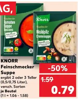 Kaufland KNORR Feinschmecker Suppe Angebot