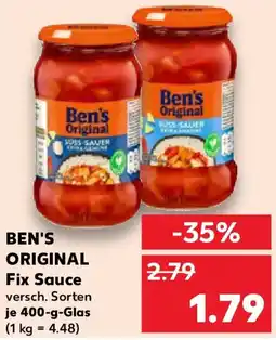 Kaufland Ben's Original Fix Sauce Angebot