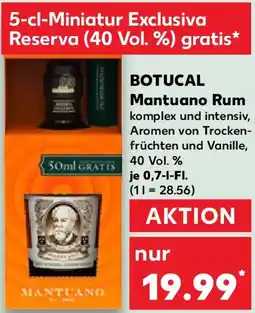 Kaufland BOTUCAL Mantuano Rum Angebot