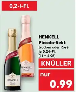 Kaufland HENKELL Piccolo-Sekt Angebot