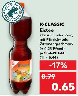Kaufland K-CLASSIC Eistee Angebot